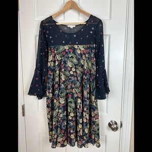 Anthropologie Paper Crown Dress Sz M